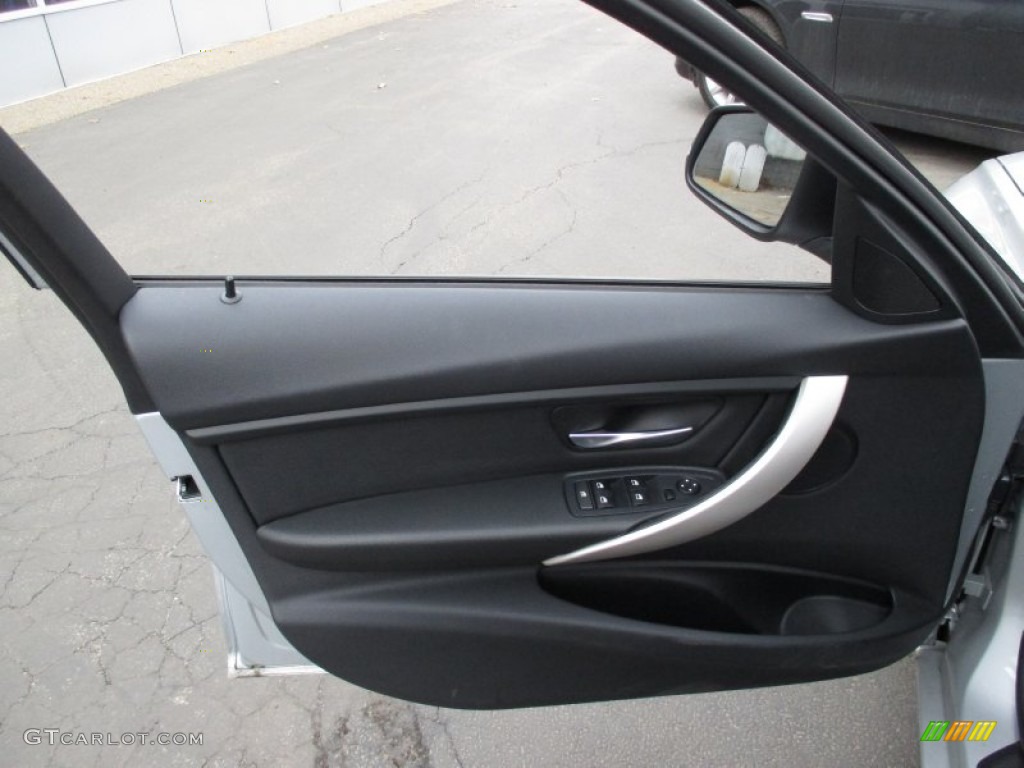 2015 3 Series 320i xDrive Sedan - Glacier Silver Metallic / Black photo #11