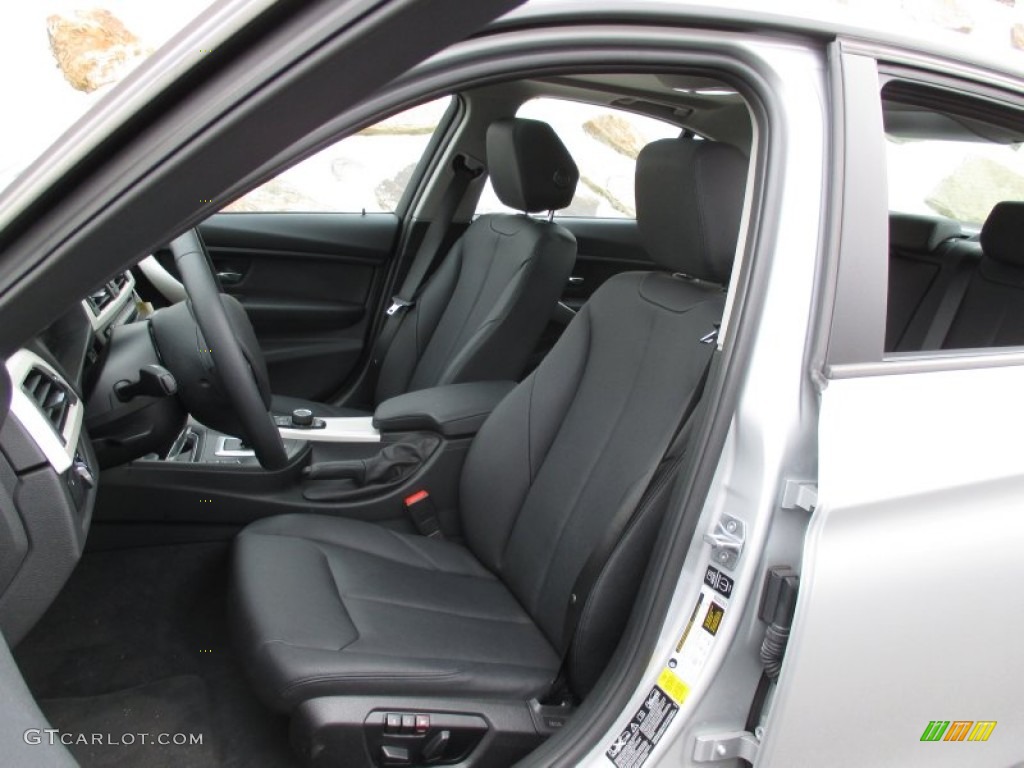 2015 3 Series 320i xDrive Sedan - Glacier Silver Metallic / Black photo #13