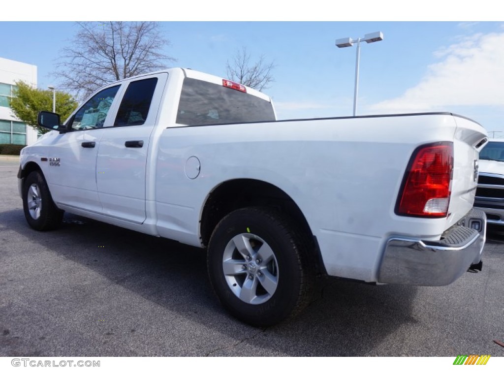 2015 1500 Tradesman Quad Cab - Bright White / Black/Diesel Gray photo #2