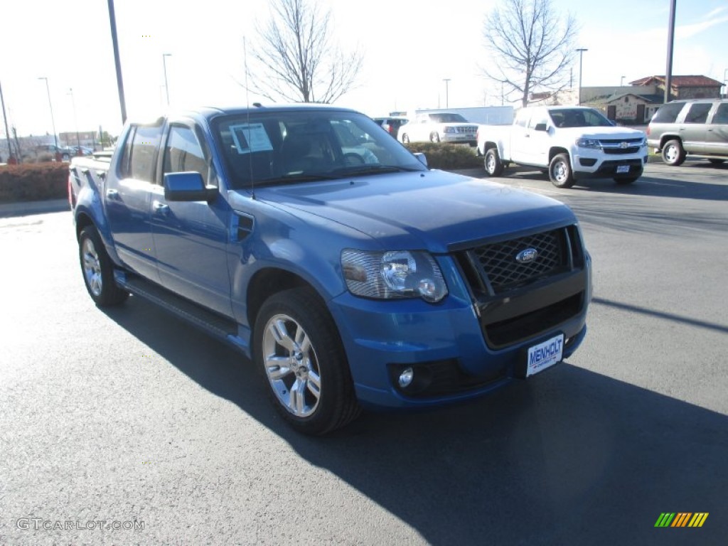 2010 Explorer Sport Trac Adrenalin AWD - Blue Flame Metallic / Adrenalin Charcoal Black photo #1