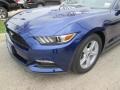 2015 Deep Impact Blue Metallic Ford Mustang V6 Coupe  photo #6