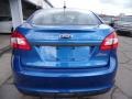 2011 Blue Flame Metallic Ford Fiesta S Sedan  photo #4