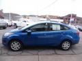 2011 Blue Flame Metallic Ford Fiesta S Sedan  photo #6
