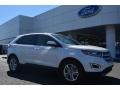 White Platinum Metallic 2015 Ford Edge SEL