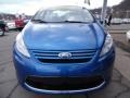 2011 Blue Flame Metallic Ford Fiesta S Sedan  photo #8