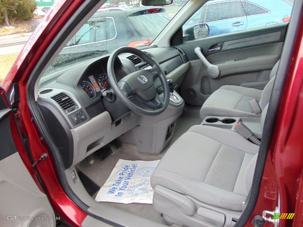 Gray Interior 2007 Honda CR-V LX 4WD Photo #102674992