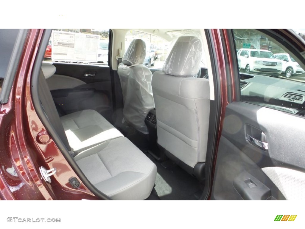 2015 CR-V EX AWD - Basque Red Pearl II / Gray photo #13