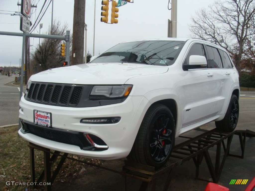 2014 Grand Cherokee SRT 4x4 - Bright White / SRT Morocco Black photo #1