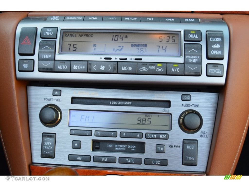 2002 Lexus SC 430 Controls Photo #102677149