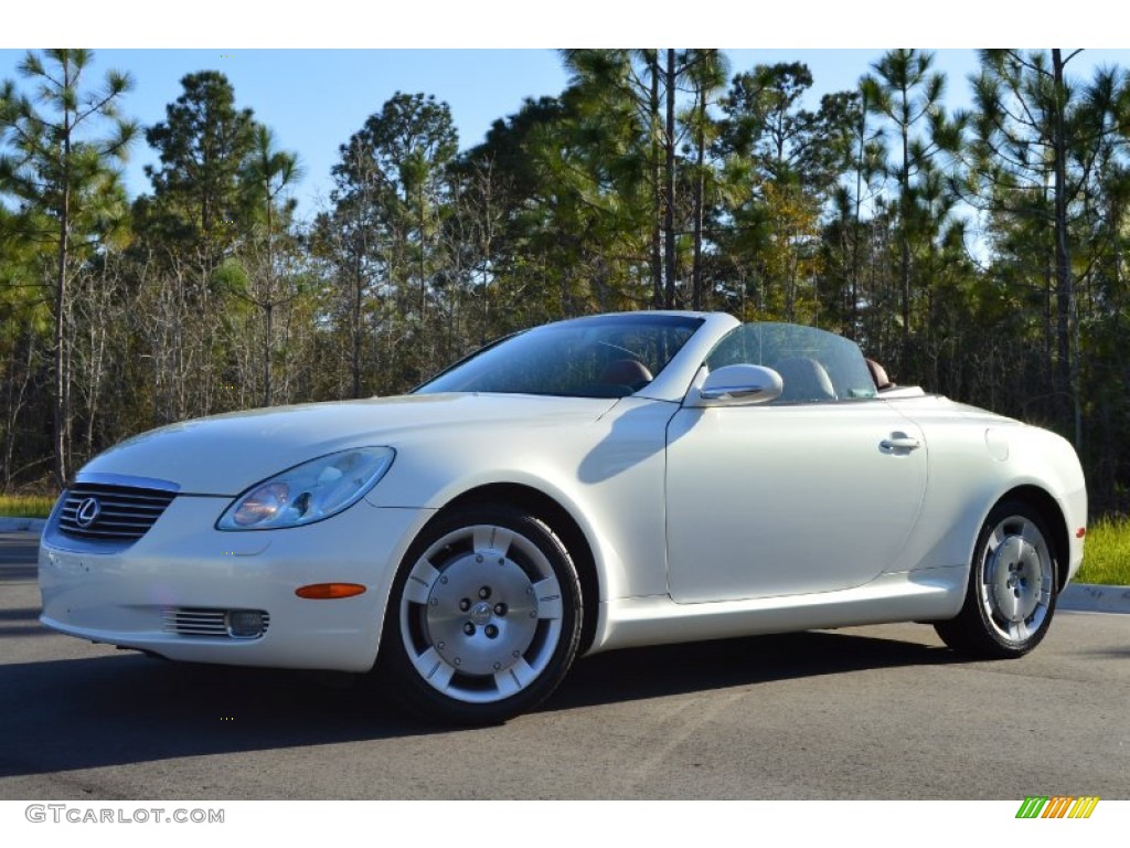 White Gold Crystal 2002 Lexus SC 430 Exterior Photo #102677554
