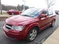 2009 Inferno Red Crystal Pearl Dodge Journey SXT AWD  photo #4