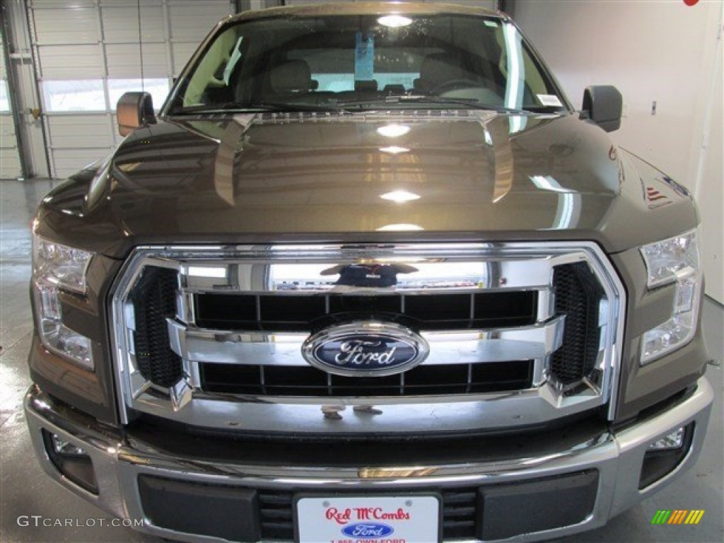 2015 F150 XLT SuperCrew - Caribou Metallic / Medium Light Camel photo #2