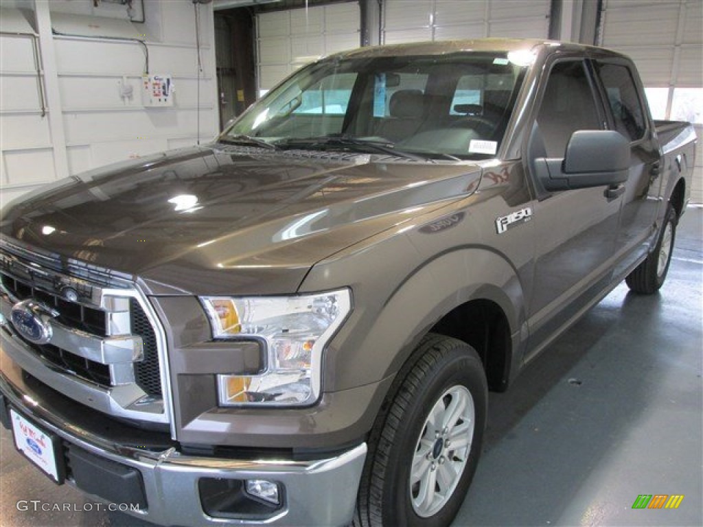 2015 F150 XLT SuperCrew - Caribou Metallic / Medium Light Camel photo #3