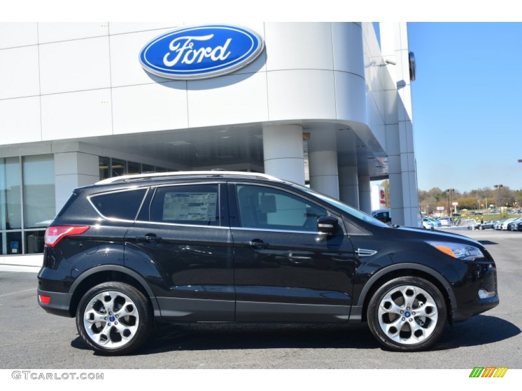 2015 Escape Titanium - Tuxedo Black Metallic / Medium Light Stone photo #2