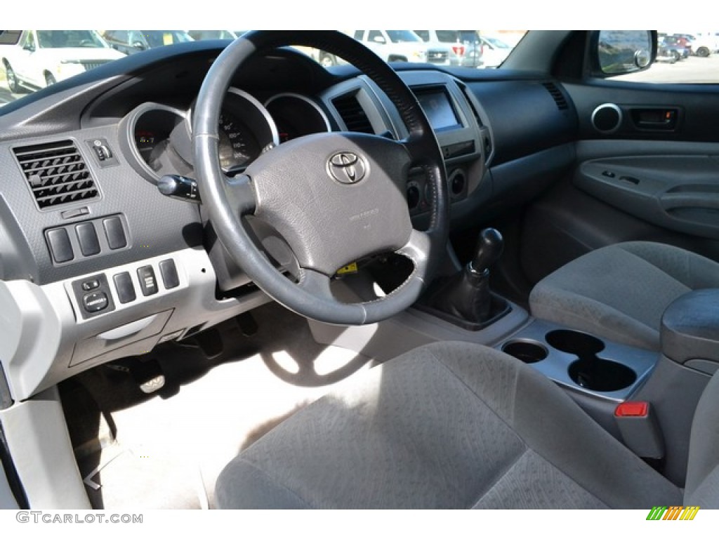 Graphite Gray Interior 2008 Toyota Tacoma Access Cab 4x4 Photo #102678442