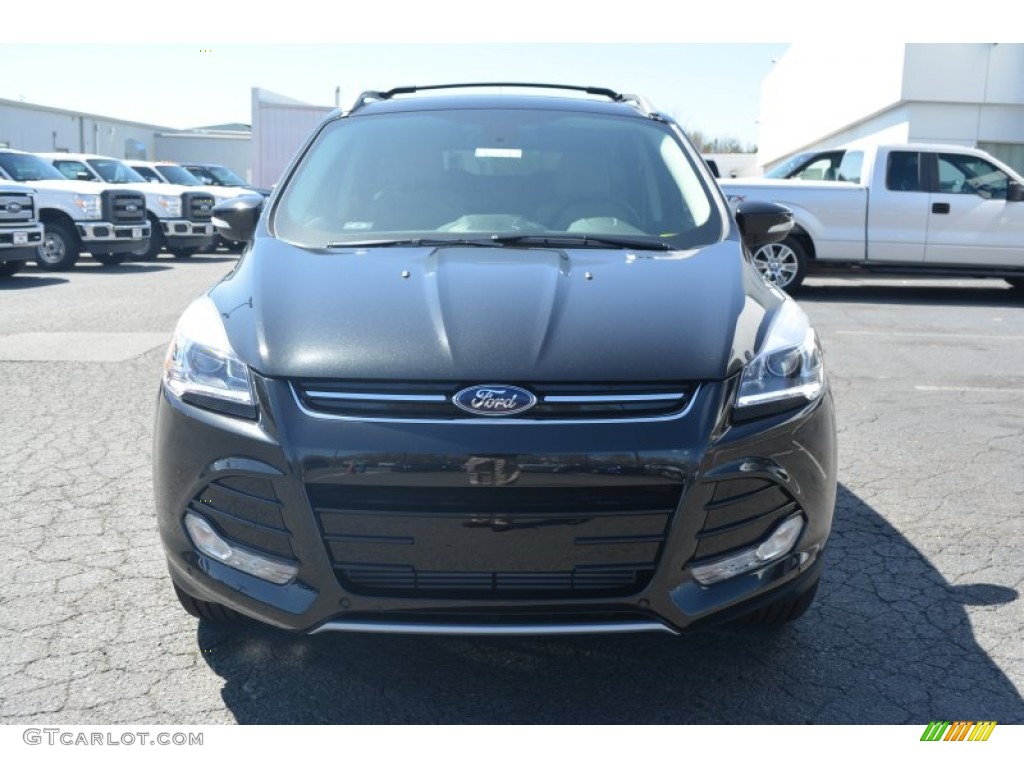 2015 Escape Titanium - Tuxedo Black Metallic / Medium Light Stone photo #4