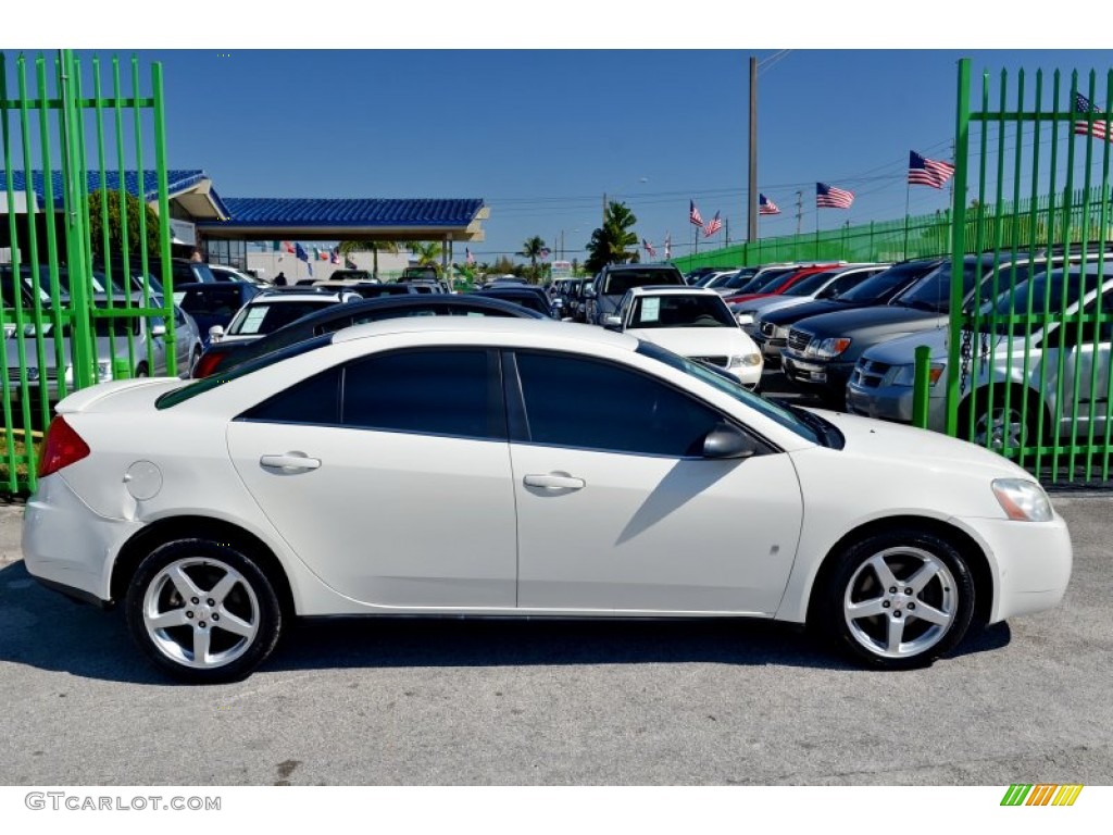 2008 G6 V6 Sedan - White Diamond Tri Coat / Light Taupe photo #6