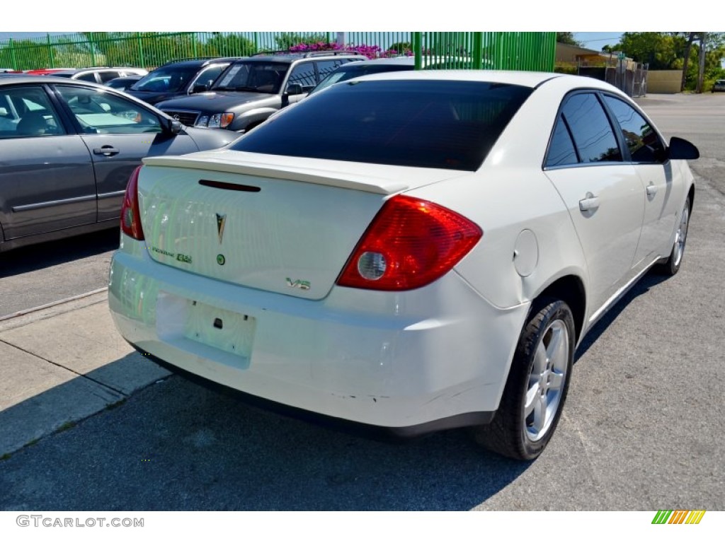 2008 G6 V6 Sedan - White Diamond Tri Coat / Light Taupe photo #8