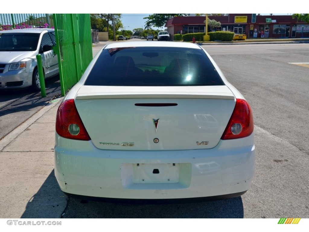 2008 G6 V6 Sedan - White Diamond Tri Coat / Light Taupe photo #9