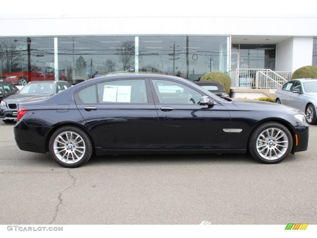Carbon Black Metallic 2014 BMW 7 Series 750Li xDrive Sedan Exterior Photo #102683401