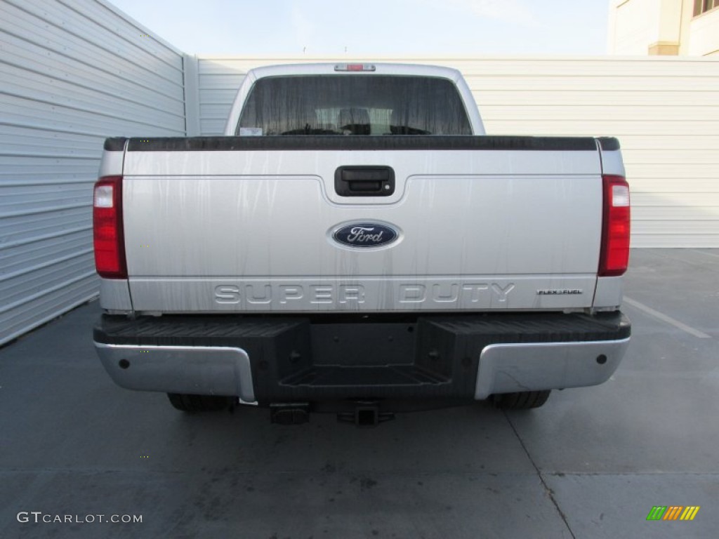 2015 F250 Super Duty XLT Crew Cab 4x4 - Ingot Silver / Steel photo #5