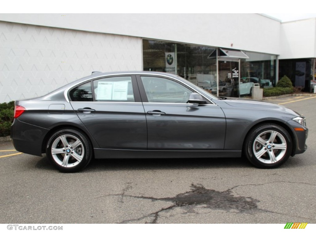 2015 3 Series 328i xDrive Sedan - Mineral Grey Metallic / Black photo #2