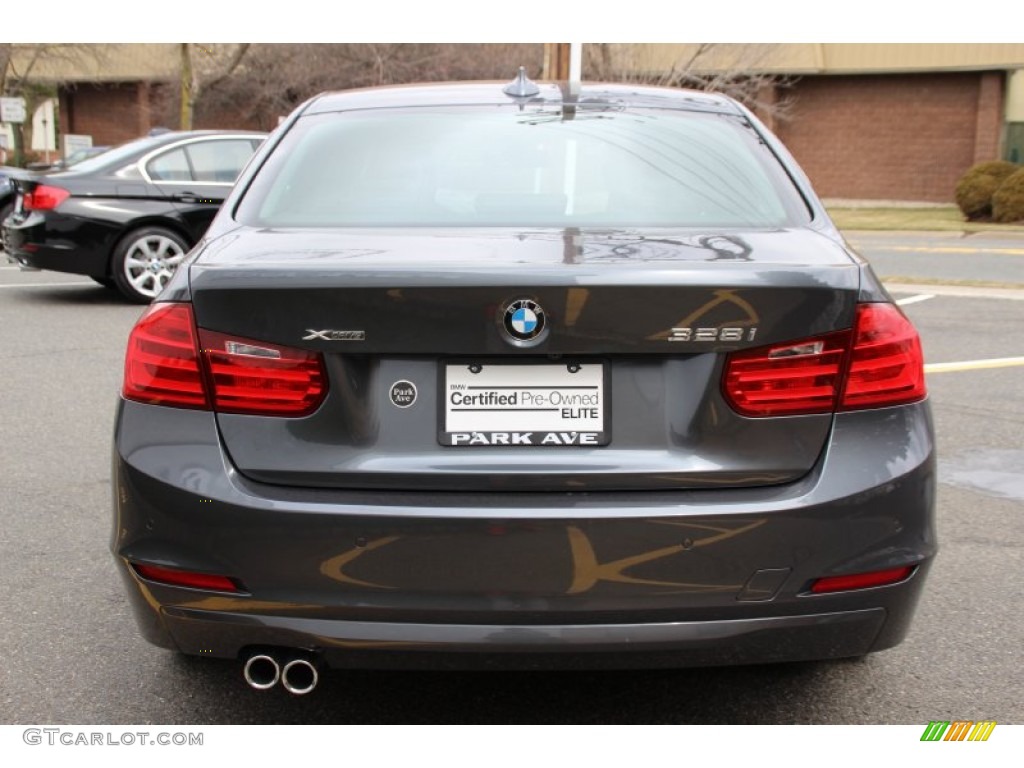 2015 3 Series 328i xDrive Sedan - Mineral Grey Metallic / Black photo #4