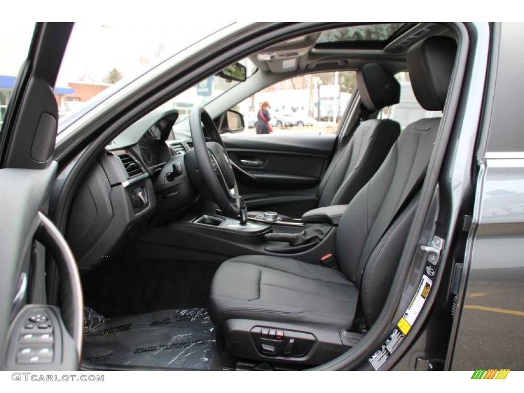 Black Interior 2015 BMW 3 Series 328i xDrive Sedan Photo #102685000