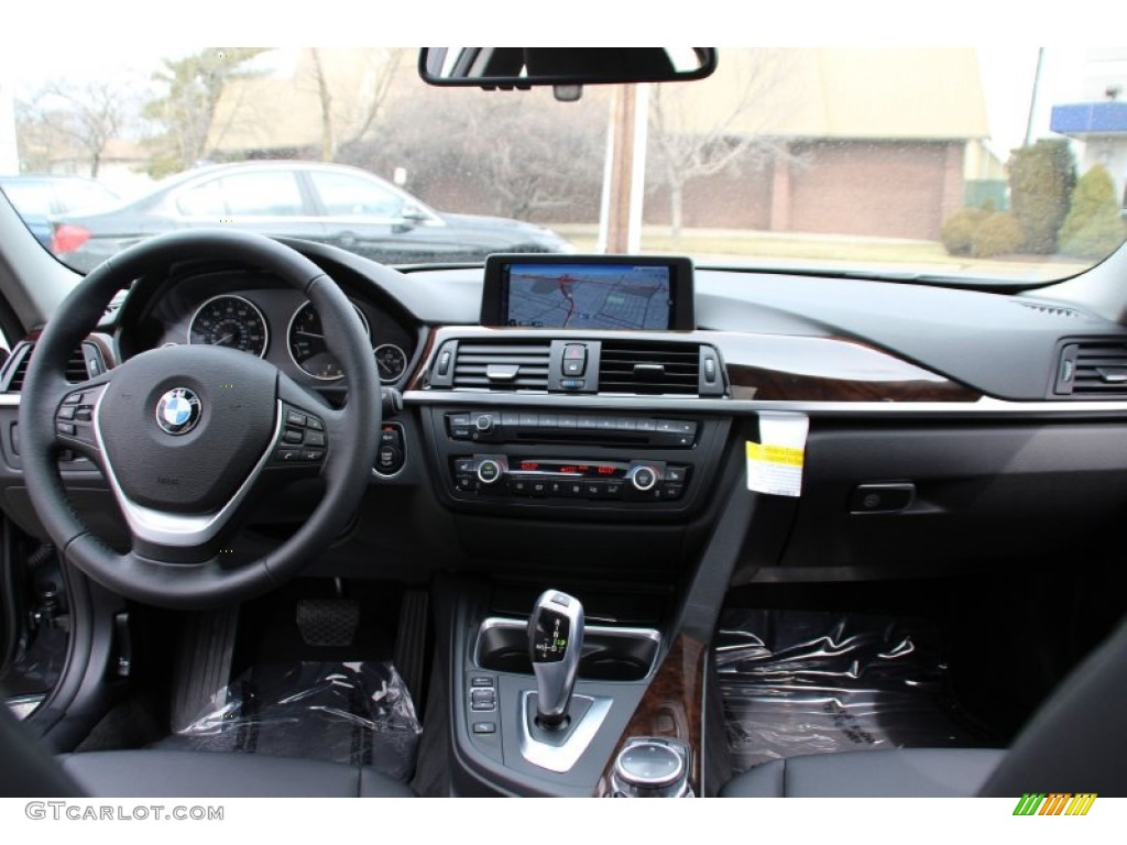 2015 BMW 3 Series 328i xDrive Sedan Black Dashboard Photo #102685072