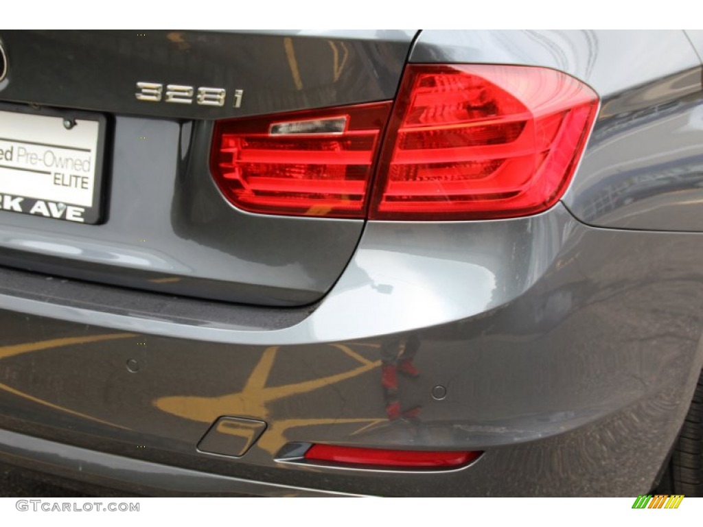 2015 3 Series 328i xDrive Sedan - Mineral Grey Metallic / Black photo #23