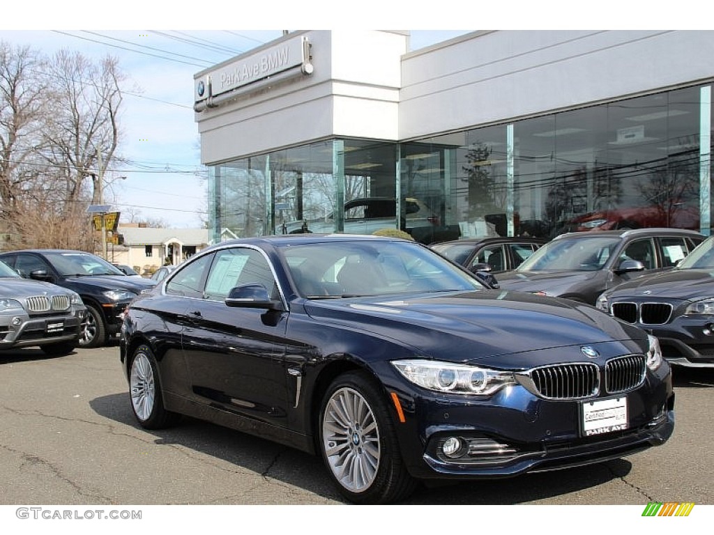 2015 4 Series 428i xDrive Coupe - Imperial Blue Metallic / Saddle Brown photo #1