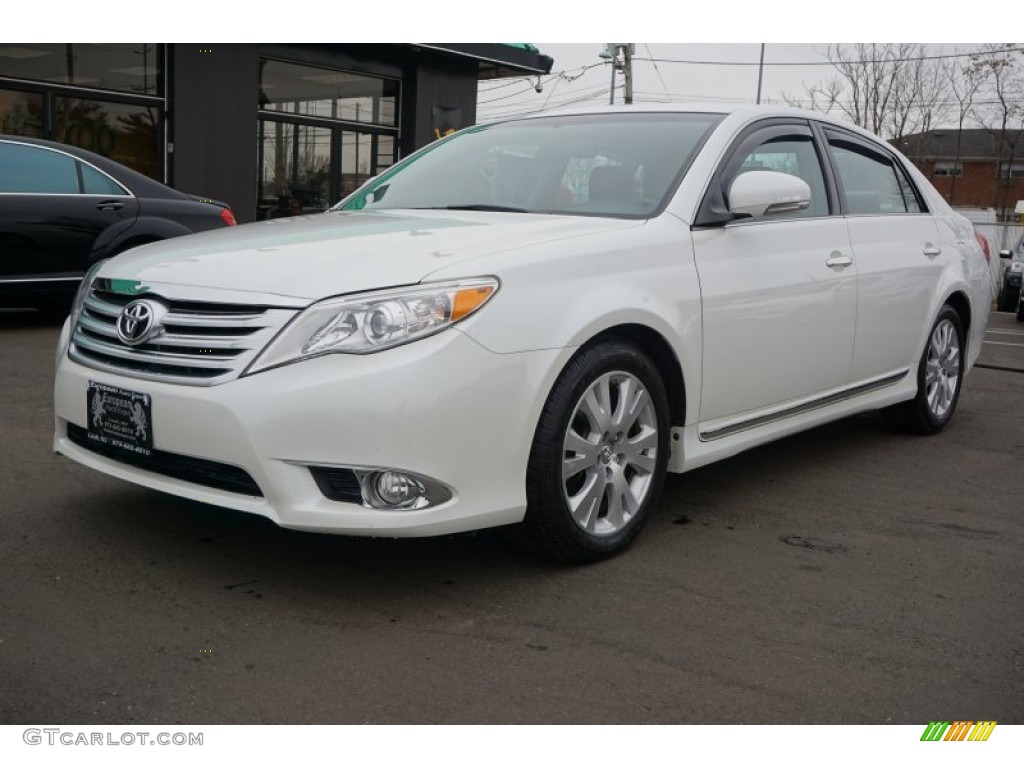 2011 Avalon Limited - Blizzard White Pearl / Black photo #1