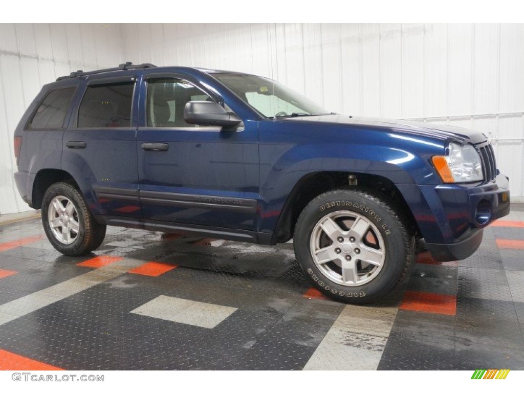 Midnight Blue Pearl 2005 Jeep Grand Cherokee Laredo 4x4 Exterior Photo #102685801