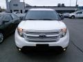 2014 Oxford White Ford Explorer XLT 4WD  photo #2