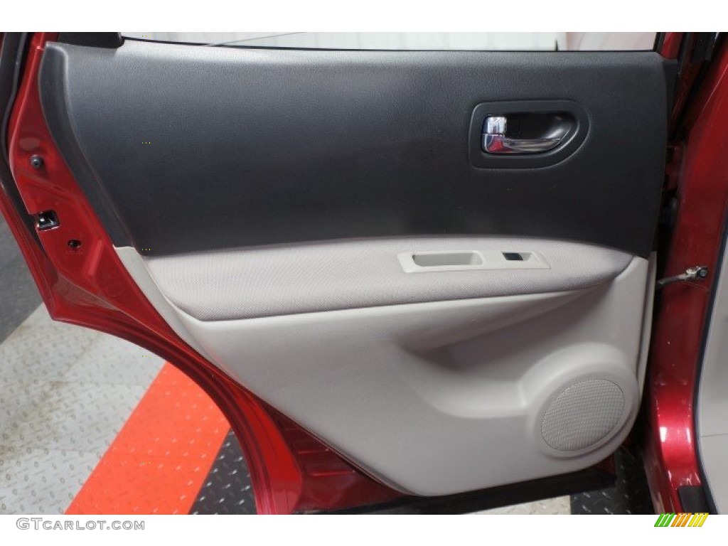 2008 Rogue S AWD - Venom Red Pearl / Gray photo #14