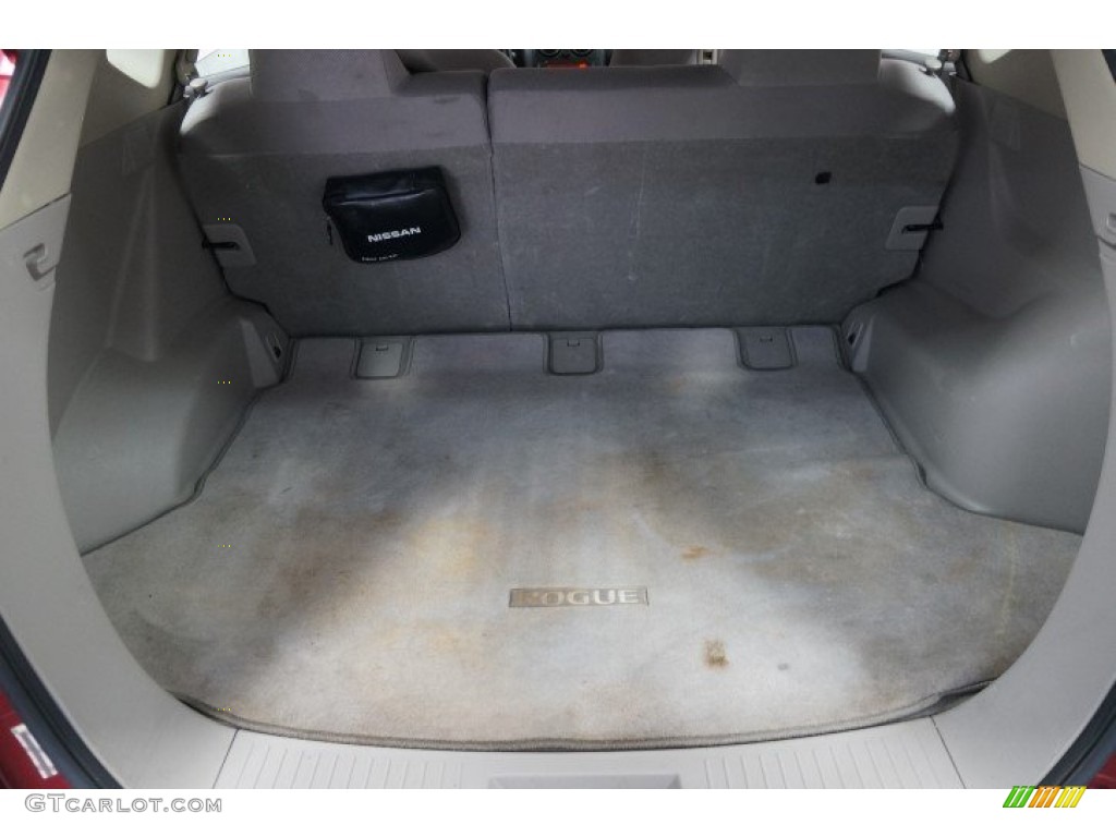 2008 Rogue S AWD - Venom Red Pearl / Gray photo #17