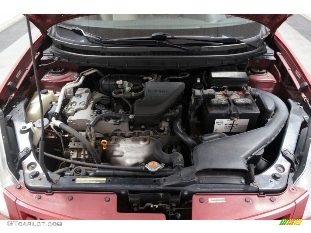 2008 Rogue S AWD - Venom Red Pearl / Gray photo #27