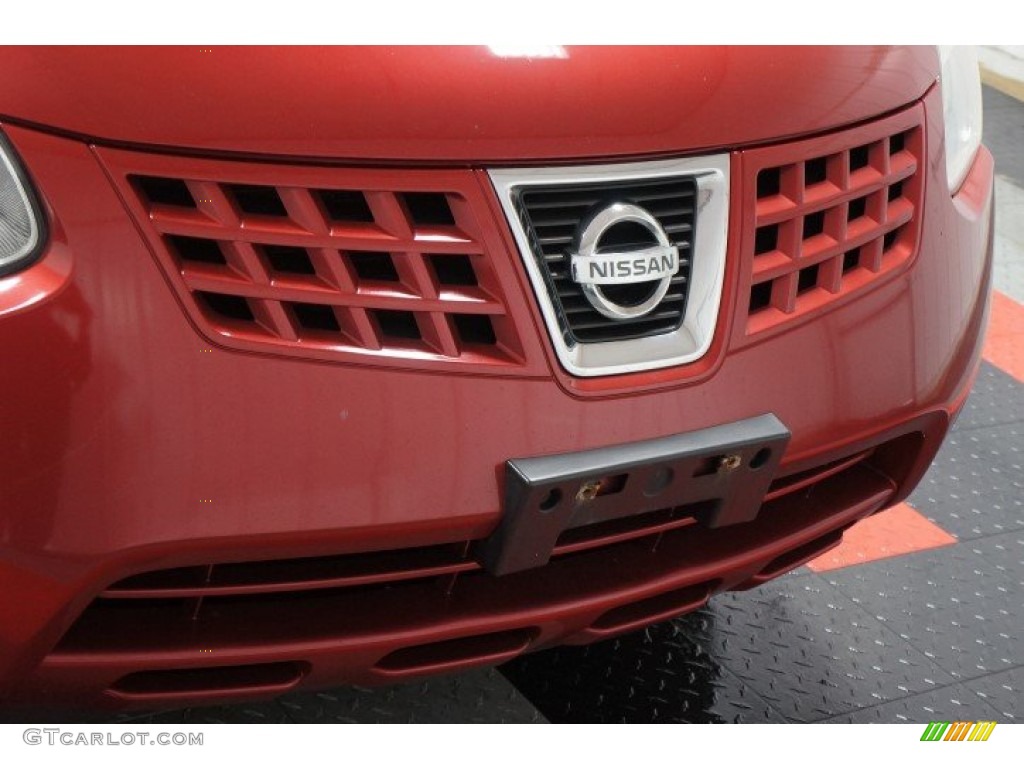 2008 Rogue S AWD - Venom Red Pearl / Gray photo #31