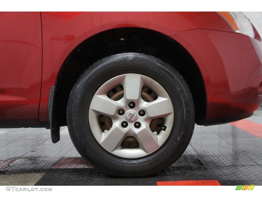 2008 Rogue S AWD - Venom Red Pearl / Gray photo #34