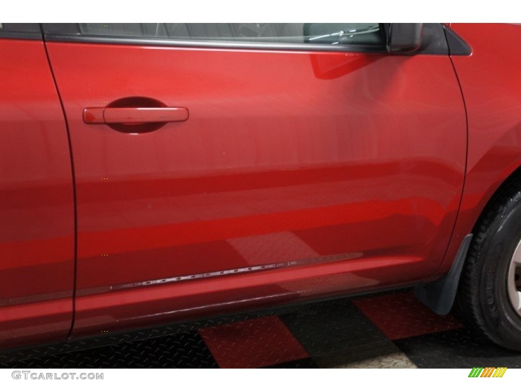 2008 Rogue S AWD - Venom Red Pearl / Gray photo #38