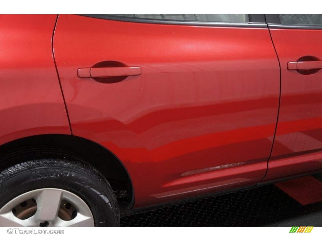 2008 Rogue S AWD - Venom Red Pearl / Gray photo #39