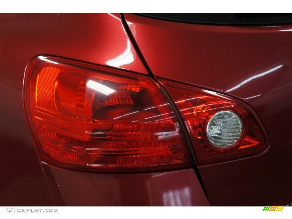 2008 Rogue S AWD - Venom Red Pearl / Gray photo #44