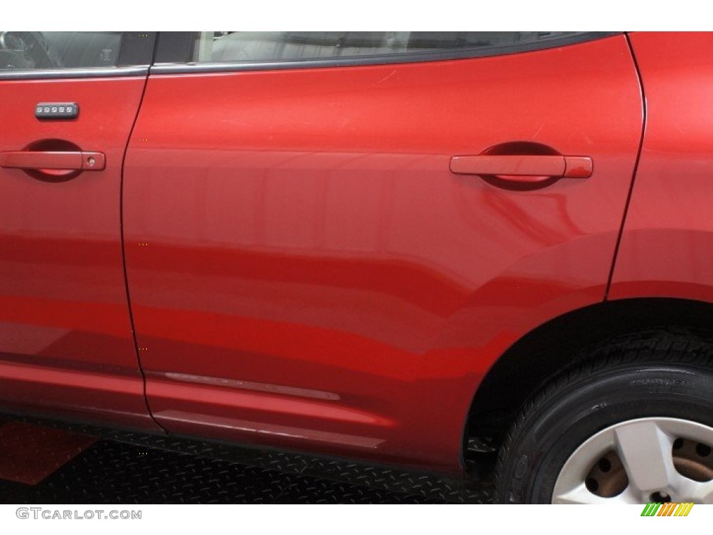 2008 Rogue S AWD - Venom Red Pearl / Gray photo #51