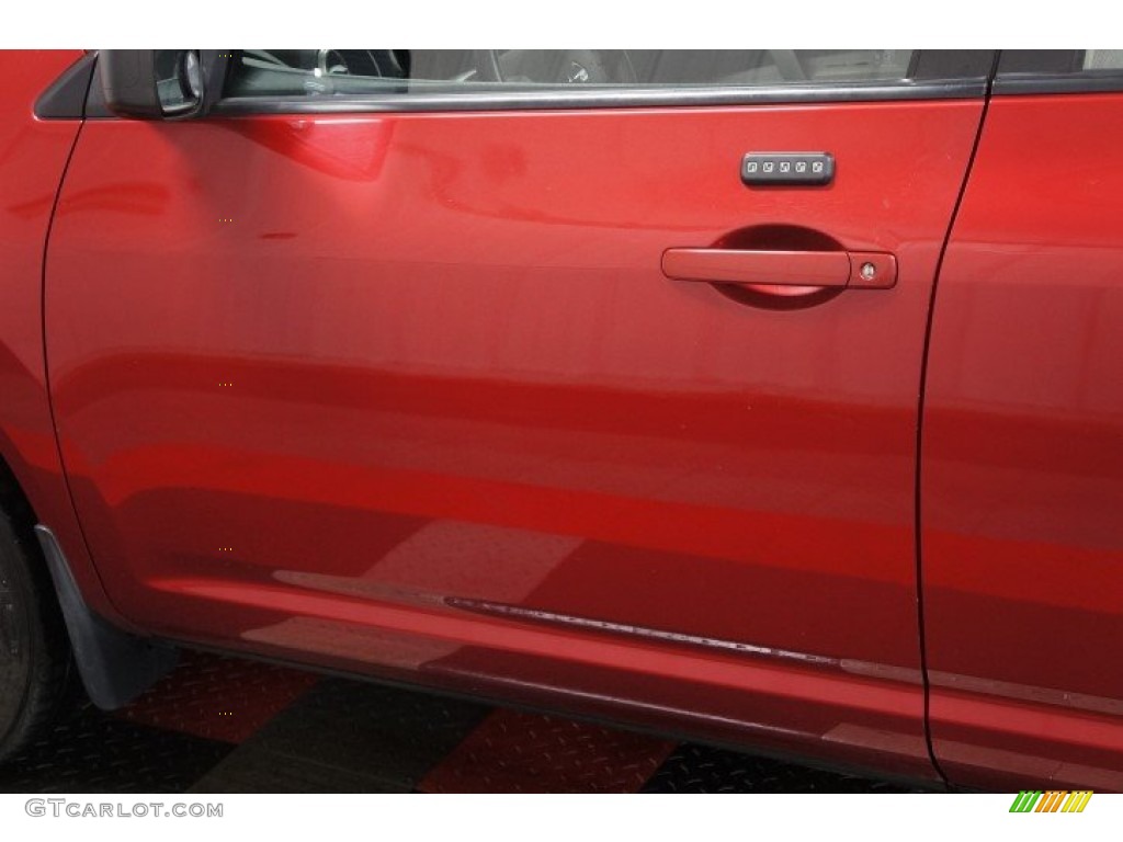 2008 Rogue S AWD - Venom Red Pearl / Gray photo #52