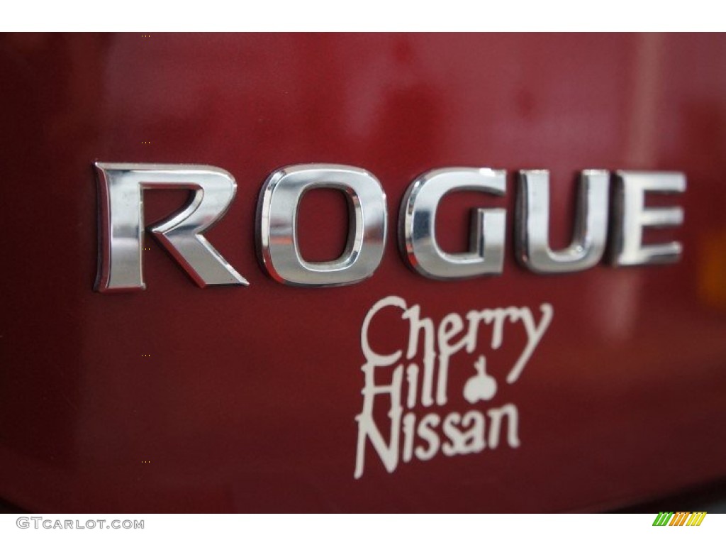 2008 Rogue S AWD - Venom Red Pearl / Gray photo #58