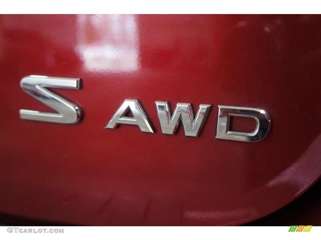 2008 Rogue S AWD - Venom Red Pearl / Gray photo #59