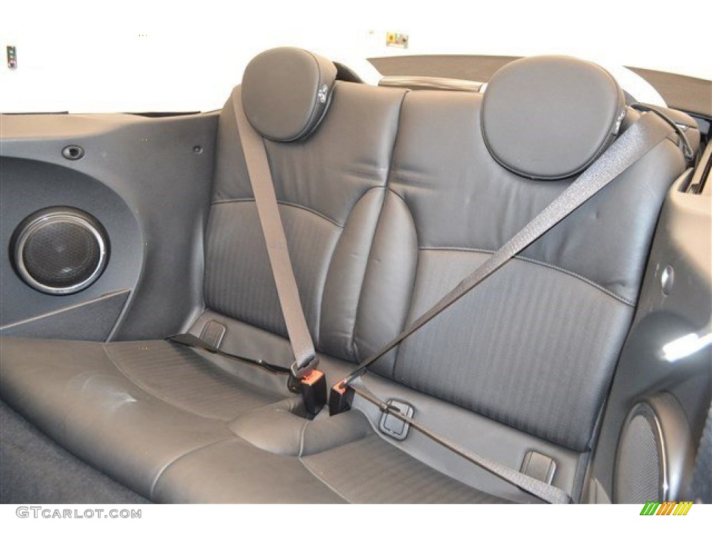 2010 Cooper John Cooper Works Convertible - Dark Silver Metallic / Checkered Carbon Black/Black photo #25