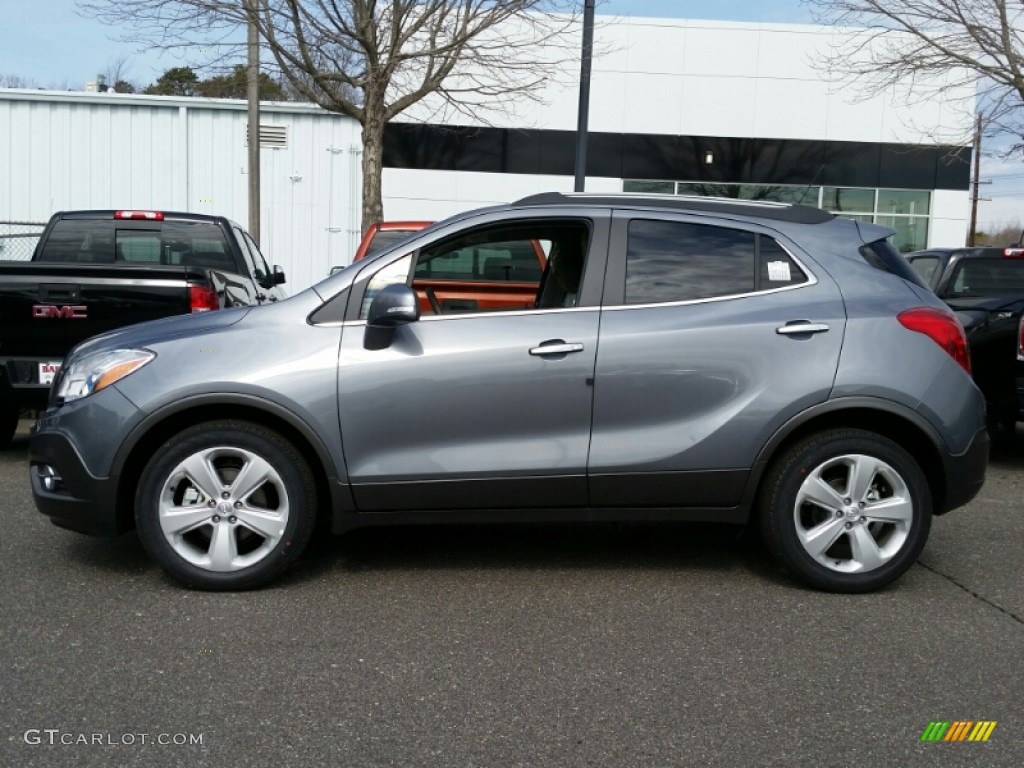 Satin Steel Gray Metallic 2015 Buick Encore Convenience Exterior Photo #102690820