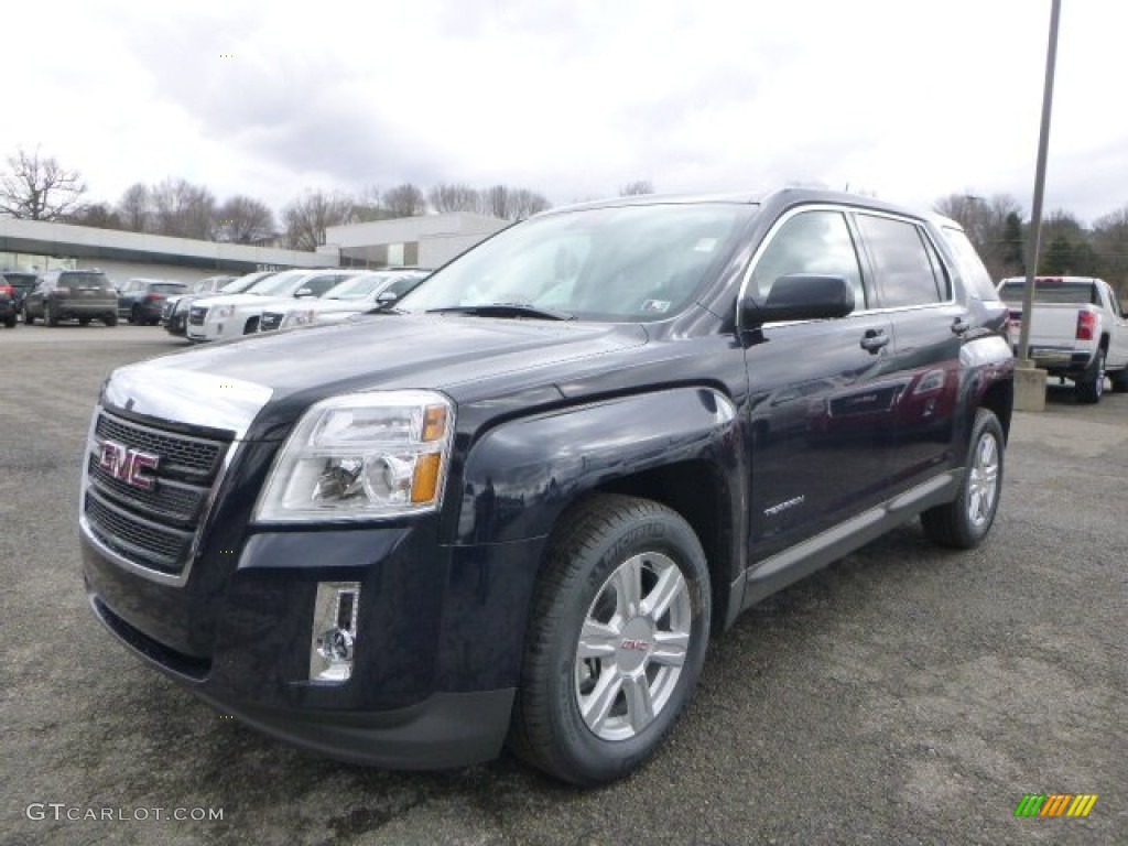 2015 Terrain SLE - Dark Sapphire Blue Metallic / Jet Black photo #1