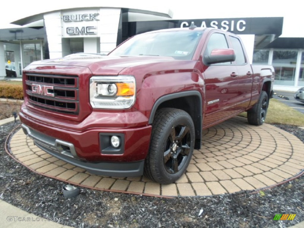 2015 Sierra 1500 Double Cab 4x4 - Sonoma Red Metallic / Jet Black/Dark Ash photo #1